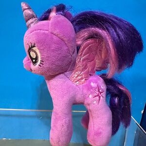 My Little Pony Ty Beanie Baby Plush Twilight Sparkle Unicorn Pegasus 8” 2014